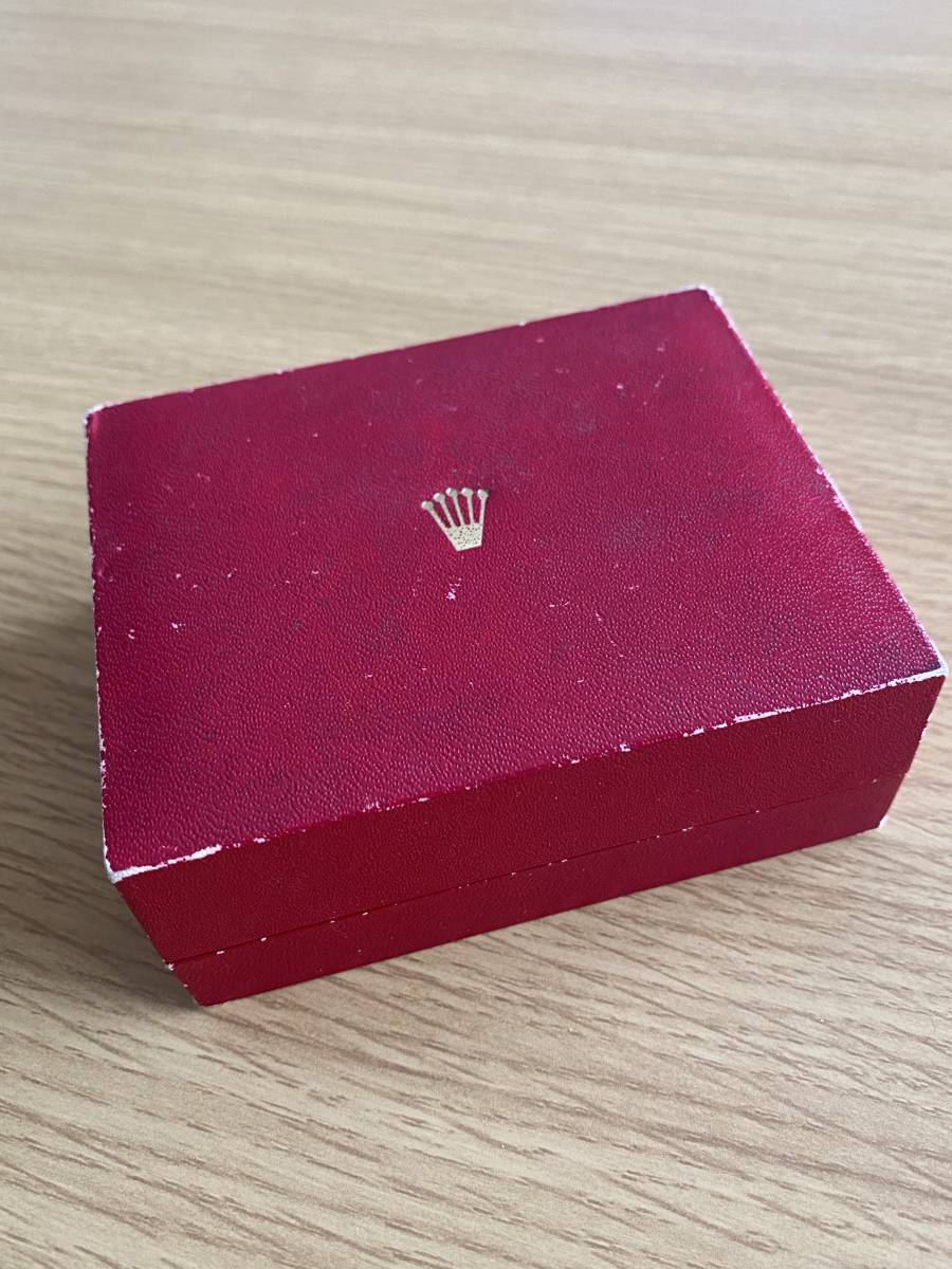 80年代 ヴィンテージBOX タグ 斜め掛けまくら クレーター柄 ROLEX純正