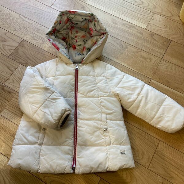 ZARA BABY GIRL 104 3/4years コート ダウン風ジャケット リバーシブル ZARA ベイビー ガール 