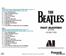 THE BEATLES / AI PAST MASTERS EXTRA ☆パスト・マスターズ・エクストラ　新品輸入プレス盤６CD_画像4