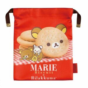 【ロフト限定】リラックマ×森永ビスケット コラボ商品 巾着 マリー