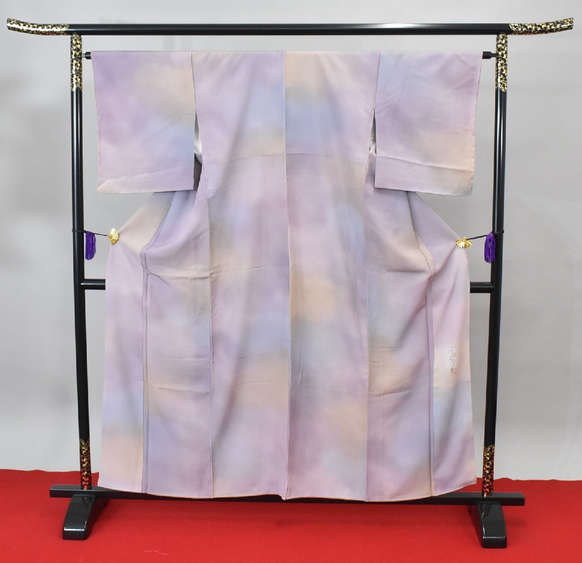 桜庭呉服店 小紋 着物 斎藤三才 落款 作家 落款 暈し 可愛い おしゃれ