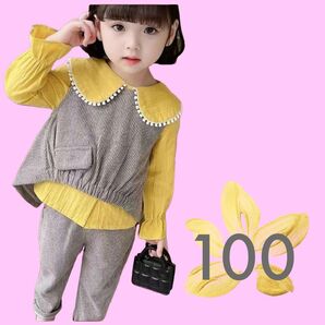 韓国キッズ スリーピース100cm