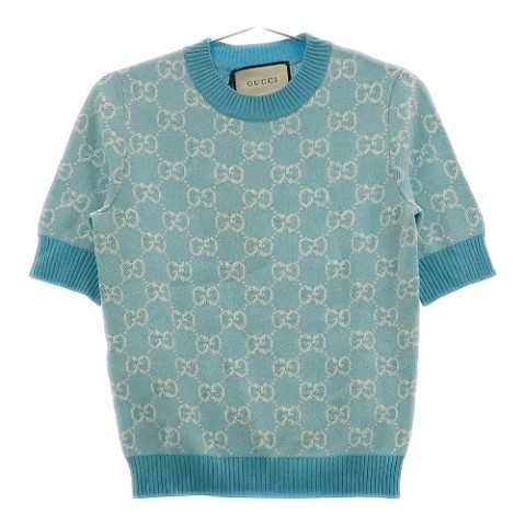 最新海外 GUCCI グッチ レディース 半袖ニット www.m