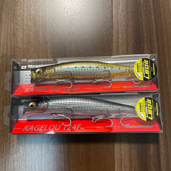 メガバス (Megabass) KAGELOU 124F (カゲロウ124) GG ステインイワシ ボラ 2種 新品