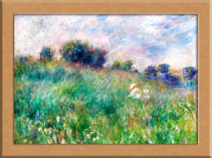牧草地 A3 フランス, 絵画, 油彩, 自然、風景画