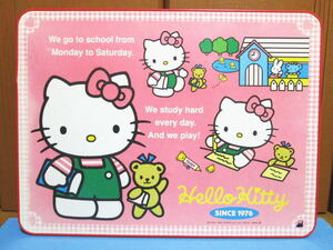 [ Sanrio 1994 год Hello Kitty складной стол ] подлинная вещь / retro /Hello Kitty