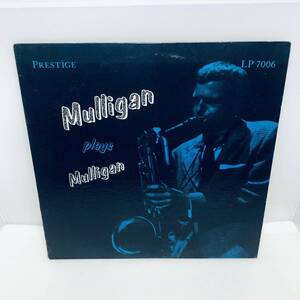 【LP】レコード 再生未確認 『GERRY MULLIGAN PLAYS MULLIGAN 』PRESTIGE　LP 7006 OJC-003 ※まとめ買い大歓迎！同梱可能です