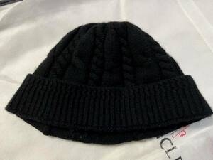  Tom Ford cashmere cashmere 100% knit cap hat Beanie black black cable braided 