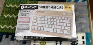 早い者勝ち最後1点！Bluetooth COMPACT KEYBOARD(PINK GOLD)！