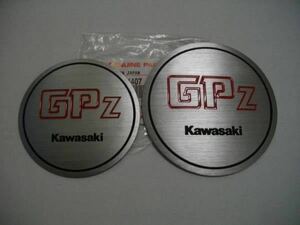 PayPay 送料込み GPZ400 GPZ400F F2 ダイナモ ポイントカバー エンジン エンブレム セット KAWASAKI 純正 新品