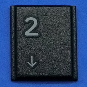  keyboard key top 2 under black step personal computer Toshiba dynabook Dynabook button switch PC parts 