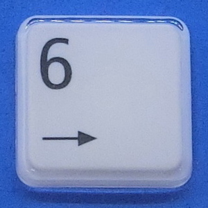  клавиатура ключ верх 6 правый белый глянец персональный компьютер NEC LAVIEla vi кнопка переключатель PC детали 