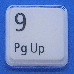  клавиатура ключ верх 9 Pg Up белый глянец персональный компьютер NEC LAVIEla vi кнопка переключатель PC детали 2