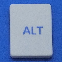 キーボード キートップ ALT 12.5mm 白消 パソコン 東芝 dynabook ダイナブック ボタン スイッチ PC部品 2_画像1