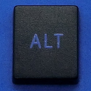 キーボード キートップ ALT 12.5mm 黒消 パソコン 東芝 dynabook ダイナブック ボタン スイッチ PC部品