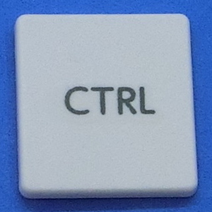 キーボード キートップ CTRL 15mm 白消 パソコン 東芝 dynabook ダイナブック ボタン スイッチ PC部品