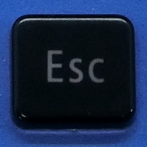  keyboard key top Esc black gloss personal computer NEC LAVIEla vi button switch PC parts 2