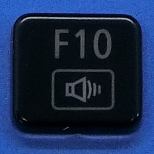 キーボード キートップ F10 黒艶 パソコン NEC LAVIE ラヴィ ボタン スイッチ PC部品 2