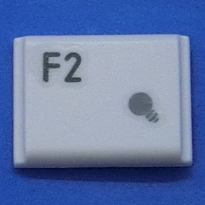  keyboard key top F2 white step personal computer Toshiba dynabook Dynabook button switch PC parts 