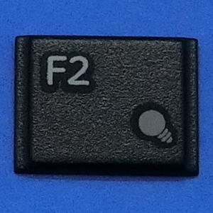 キーボード キートップ F2 黒段 パソコン 東芝 dynabook ダイナブック ボタン スイッチ PC部品