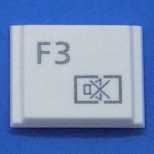 キーボード キートップ F3 白段 パソコン 富士通 FMV LIFEBOOK ライフブック ボタン スイッチ PC部品
