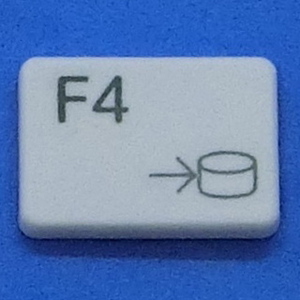 キーボード キートップ F4 白消 パソコン 東芝 dynabook ダイナブック ボタン スイッチ PC部品 2