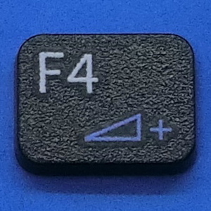 キーボード キートップ F4 黒消 パソコン SONY VAIO ソニー バイオ ボタン スイッチ PC部品