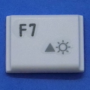 キーボード キートップ F7 白段 パソコン 東芝 dynabook ダイナブック ボタン スイッチ PC部品