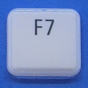  keyboard key top F7 white gloss personal computer NEC LAVIEla vi button switch PC parts 