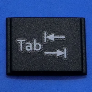 キーボード キートップ Tab 黒段 パソコン 富士通 FMV LIFEBOOK ライフブック ボタン スイッチ PC部品