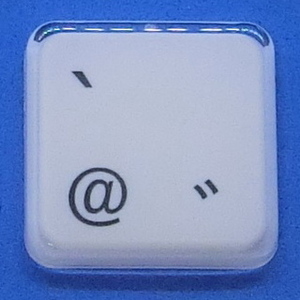 キーボード キートップ アットマーク ダブルクォーテーション 白艶 パソコン NEC LAVIE ラヴィ ボタン スイッチ PC部品
