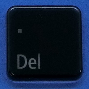  клавиатура ключ верх точка Del чёрный глянец персональный компьютер NEC LAVIEla vi кнопка переключатель PC детали 2