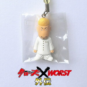  Crows &WORST strap for mobile phone smartphone Hanazawa Saburou figure Osaka limitation EXILE NAOKI white 2