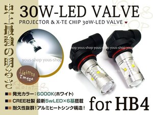 送料無料 HB4 30W CREE/SAMSUNG HID級 LED フォグランプ 2球 ホワイト 白 デイライト
