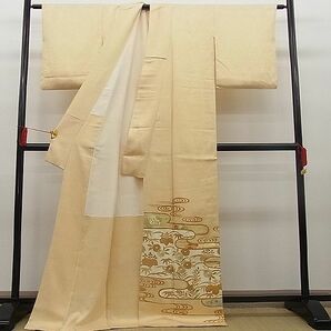 着物屋ほのか■豪華色留袖 駒刺繍 エ霞流水花文 金彩 高島屋扱い 逸品 hv0405の画像2