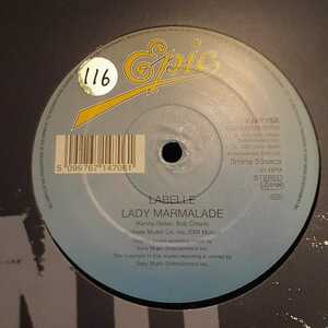 LABELLE / LADY MARMALADE / WILD CHERRY / PLAY THAT FUNKY MUSIC /12インチ