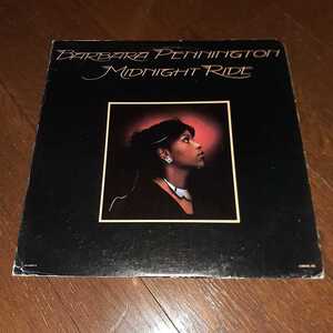 BARBARA PENNINGTON / MIDNIGHT RIDE /LP/IT'S SO HARD GETTING OVER/TWENTY FOUR HOURS A DAY/GARAGE,9TH WONDER ネタ