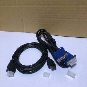 Неиспользованный мини-D-Sub15pin VGA Cable 1,5 метра+ кабель HDMI 1,5 метра (для подключения ЖК-телевизора, компьютера, монитора) установить SHA895