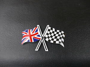 BMC 英国車 CROSS FLAG STICKER 5.2cm×9.5cm