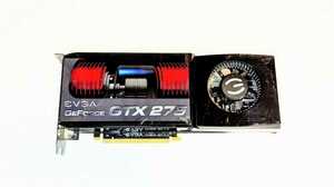 未確認ジャンク★GeForce／EVGA 「GTX275 896MB」グラフィックボード PCパーツ