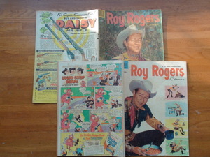 #598B アメリカの１９５０年代漫画ロイロジャース、２冊