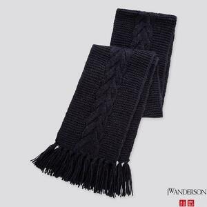 UNIQLO JWANDERSON кабель muffler / JWA палантин шарф снуд защита горла "neck warmer" Uniqlo UNIQLO U JW ANDERSON