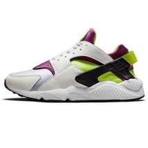 ☆ NIKE AIR HUARACHE 白/蛍光黄/紫/黒 26.0cm ナイキ エア ハラチ DD1068-104_画像3