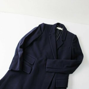 STELLA McCARTNEY ステラマッカートニー ウール チェスターコート 38/ネイビー アウター【2400013184892】