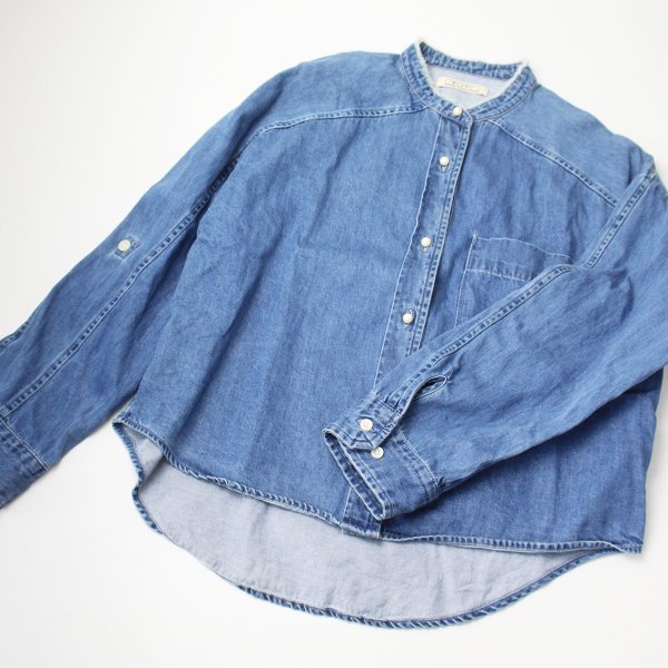 定価4.6万 新品 MASU コットン シルク ショート デニム ブルゾン 46