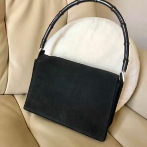 GUCCI グッチ◆バンブー◆ハンドバッグ◆黒　ブラック