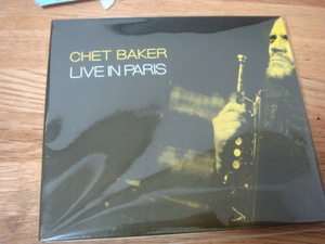 CHET BAKER LIVE IN PARIS CD RENE URTREGER PIERRE MICHELOT ALDO ROMANO チェット ベイカー ルネ ユルトルジェ ピエール ミシュロ