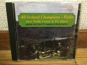 All-Ireland Champions - Violin meet Paddy Canny & P.J. Hayes playing with Peter O'Loughlin & Brodie Lafferty 中古CD dublin records