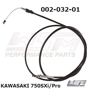 《002-032-01》 WSM THROTTLE CABLE KAWASAKI 750SXi/Pro スロットルケーブル カワサキ