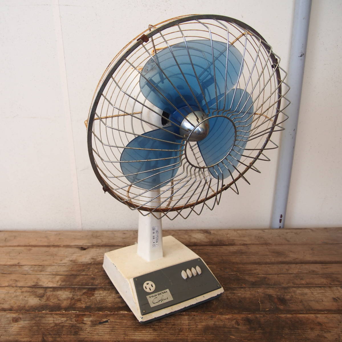 扇風機　レトロ　ジャンク　富士電気 扇風機 冷暖房/空調 家電・スマホ・カメラ ショッピングクリアランス